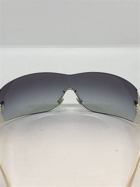 versace glasses 2054|Versace VE 2054 10008G Silver Plastic Shield Sunglasses Grey .